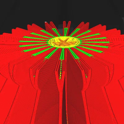 Mô hình cây thông Noel 3D in không cần hỗ trợ siêu đẹp