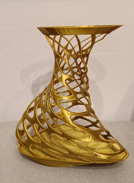 Mẫu Bình Hoa Voronoi Decor In 3D Nghệ Thuật Cho Không Gian Sống - Image 1