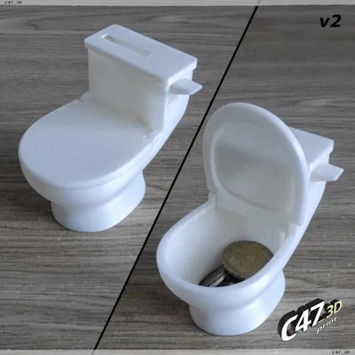 Ống heo bồn cầu 'Crappy Piggy Bank' - Bản nâng cấp V2