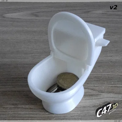 Ống heo bồn cầu 'Crappy Piggy Bank' - Bản nâng cấp V2