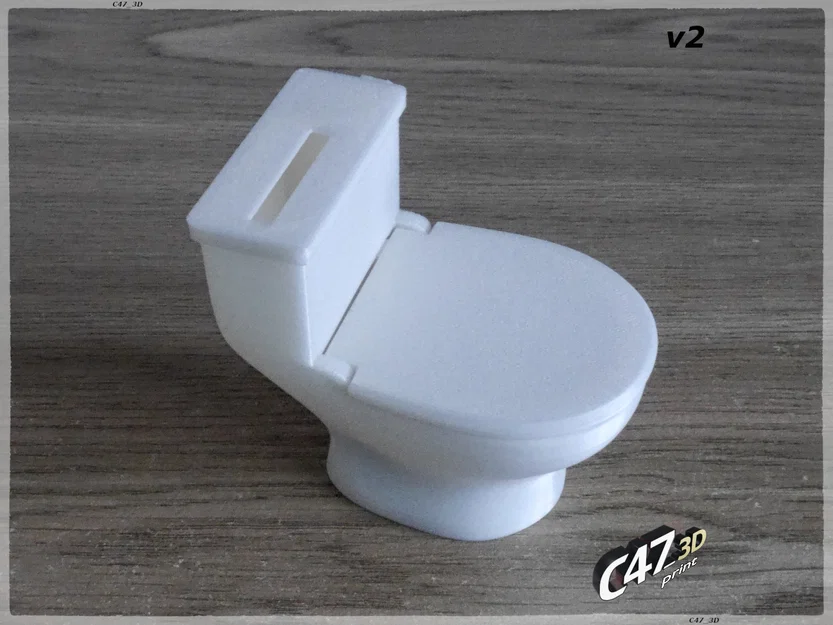 Ống heo bồn cầu 'Crappy Piggy Bank' - Bản nâng cấp V2 - Image 3