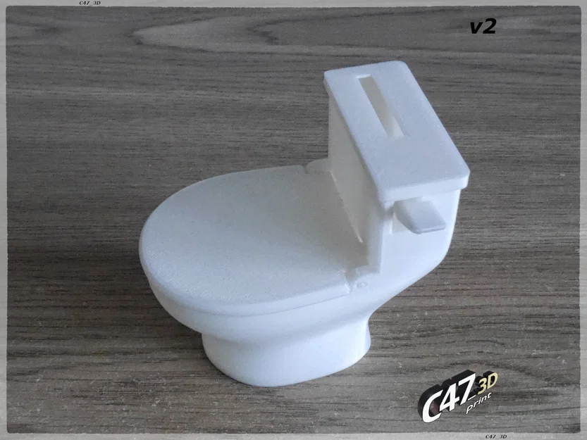 Ống heo bồn cầu 'Crappy Piggy Bank' - Bản nâng cấp V2 - Image 4