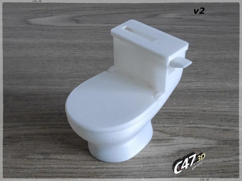 Ống heo bồn cầu 'Crappy Piggy Bank' - Bản nâng cấp V2 - Image 5