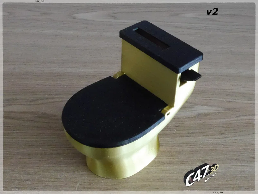 Ống heo bồn cầu 'Crappy Piggy Bank' - Bản nâng cấp V2 - Image 7