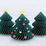 Mô hình cây thông Noel 3D trang trí đẹp mắt