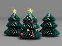 Mô hình cây thông Noel 3D trang trí đẹp mắt - Image 2