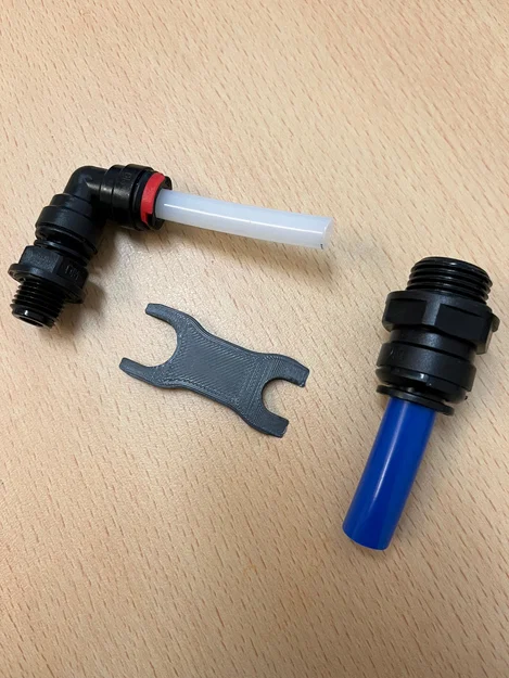 Dụng cụ tháo khớp nối ống khí nén (Push-in fitting key) 3D in - Image 1