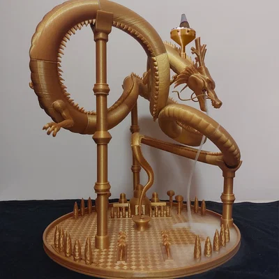 Đầu Rồng Shenron Dragon Ball Kết Hợp Đế Trầm Dòng Chảy – Thêm Phép Màu Cho Bộ Sưu Tập