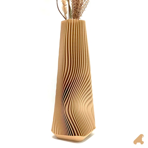 VASE TEMPORA - Bình hoa thiết kế dạng lam xoắn ốc độc đáo - Image 1