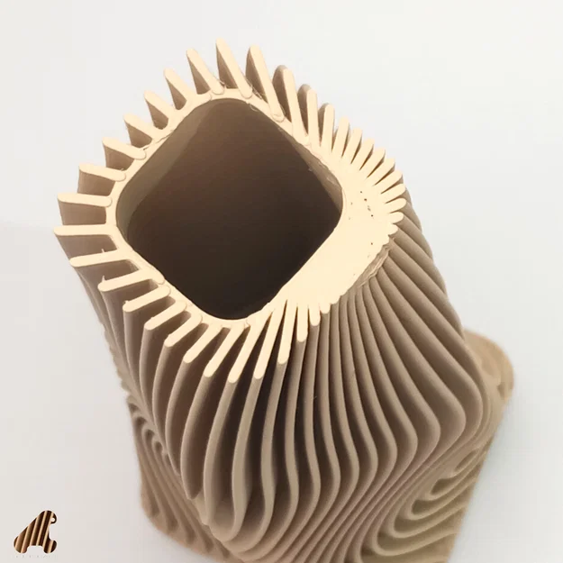 VASE TEMPORA - Bình hoa thiết kế dạng lam xoắn ốc độc đáo - Image 4