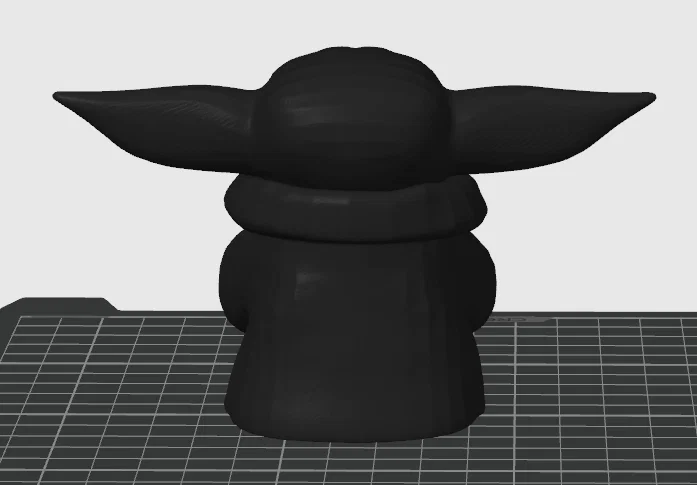 Mô hình 3D Baby Yoda đáng yêu dành cho fan Star Wars - Image 2