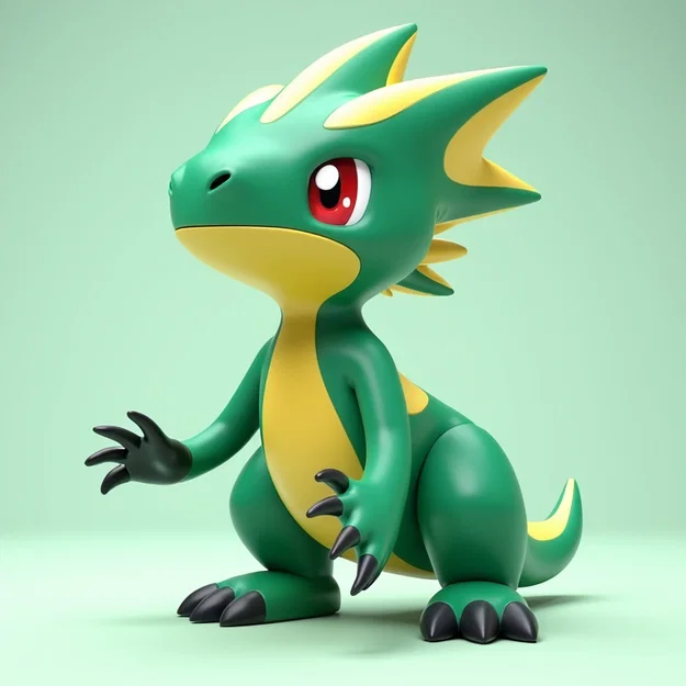 Mô hình khủng long mini đáng yêu (Dinosaur Figures) in 3D - Image 2