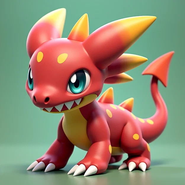 Mô hình khủng long mini đáng yêu (Dinosaur Figures) in 3D - Image 8