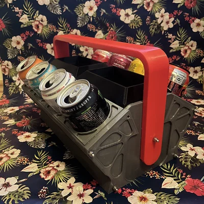 Mô hình động cơ V8 làm mát lon nước