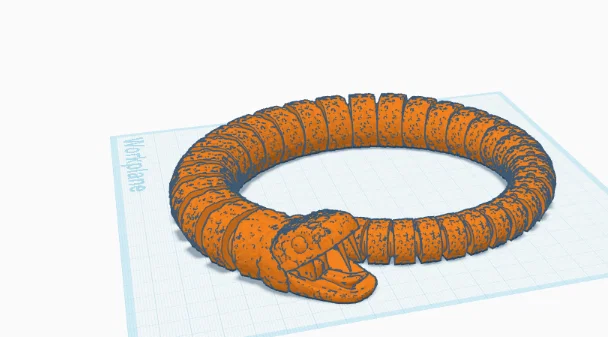 Mô hình rắn khớp nối (Articulated Snake) in 3D linh hoạt cực chất - Image 1