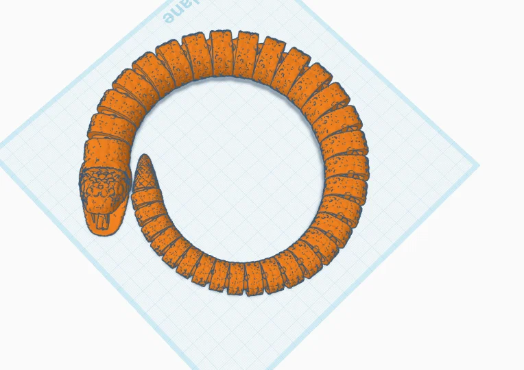 Mô hình rắn khớp nối (Articulated Snake) in 3D linh hoạt cực chất - Image 2