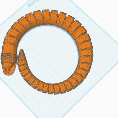 Mô hình rắn khớp nối (Articulated Snake) in 3D linh hoạt cực chất