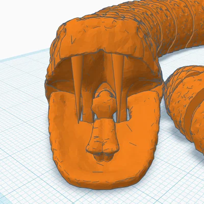 Mô hình rắn khớp nối (Articulated Snake) in 3D linh hoạt cực chất