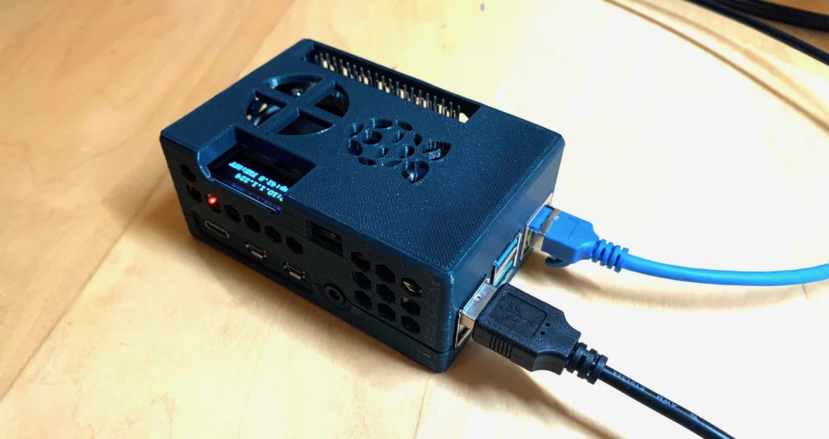 Vỏ bảo vệ Raspberry Pi 4B kèm Waveshare POE HAT B hoặc C - Image 1