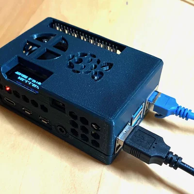 Vỏ bảo vệ Raspberry Pi 4B kèm Waveshare POE HAT B hoặc C
