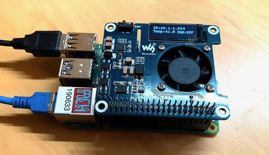 Vỏ bảo vệ Raspberry Pi 4B kèm Waveshare POE HAT B hoặc C - Image 2