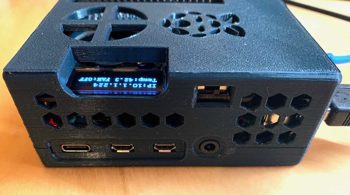 Vỏ bảo vệ Raspberry Pi 4B kèm Waveshare POE HAT B hoặc C - Image 3