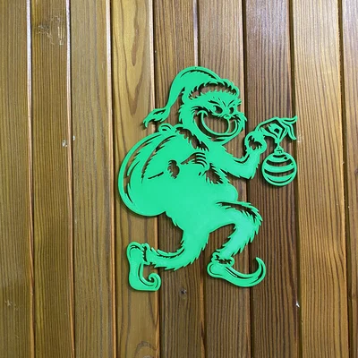 Mô hình Grinch treo tường trang trí