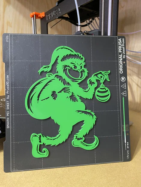 Mô hình Grinch treo tường trang trí - Image 3