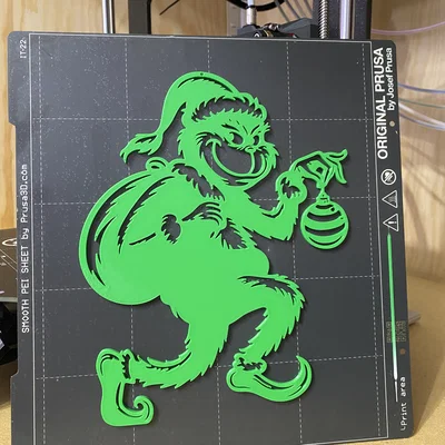Mô hình Grinch treo tường trang trí