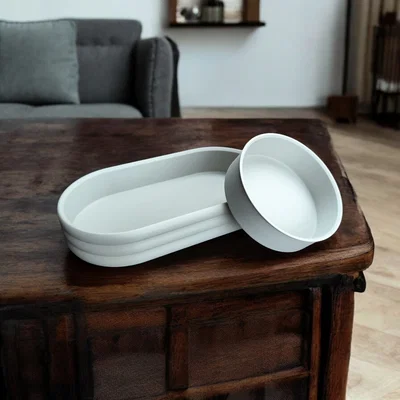 Khay Mid-Century Hiện Đại kèm Bát Đựng Xu Trượt