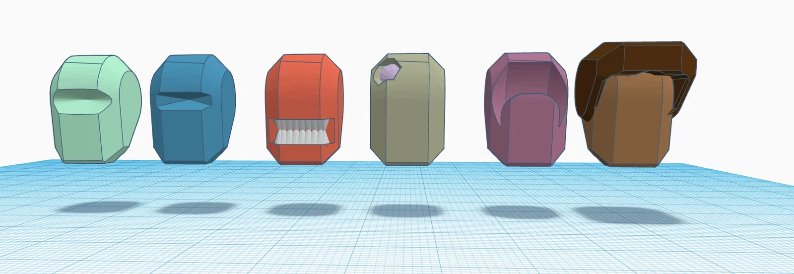 Bộ sưu tập đầu đa dạng cho mô hình Dummy 13 (T13) cực chất - Image 1