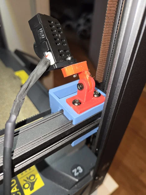 Ngàm gắn camera OEM cho SV08 – lắp trên đỉnh rail - Image 4