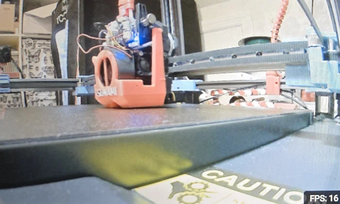 Ngàm gắn camera OEM cho SV08 – lắp trên đỉnh rail - Image 5