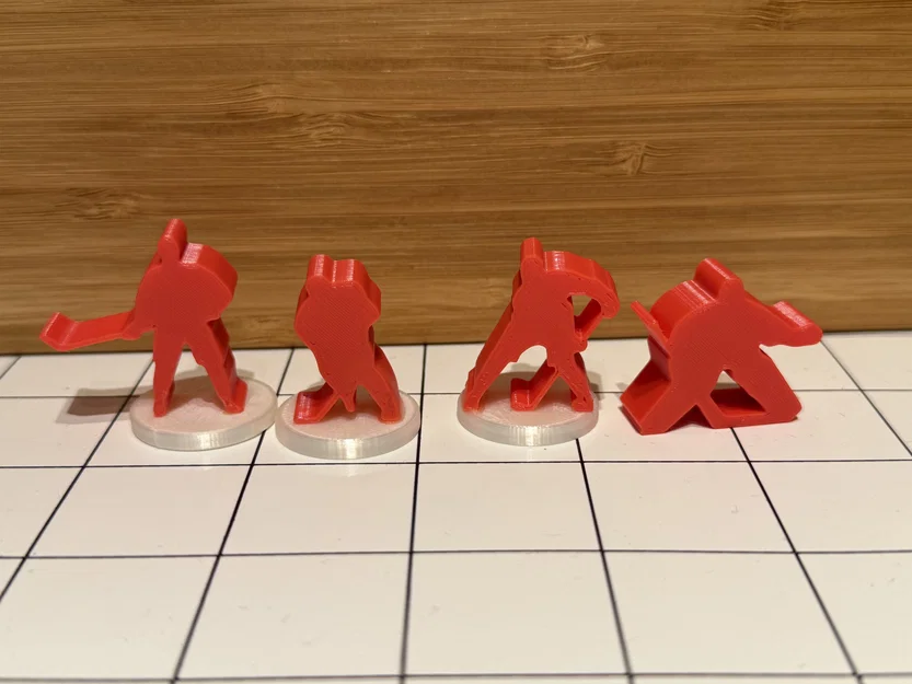 Meeple Cầu Thủ Hockey (Hockey Player Meeples) - Image 1
