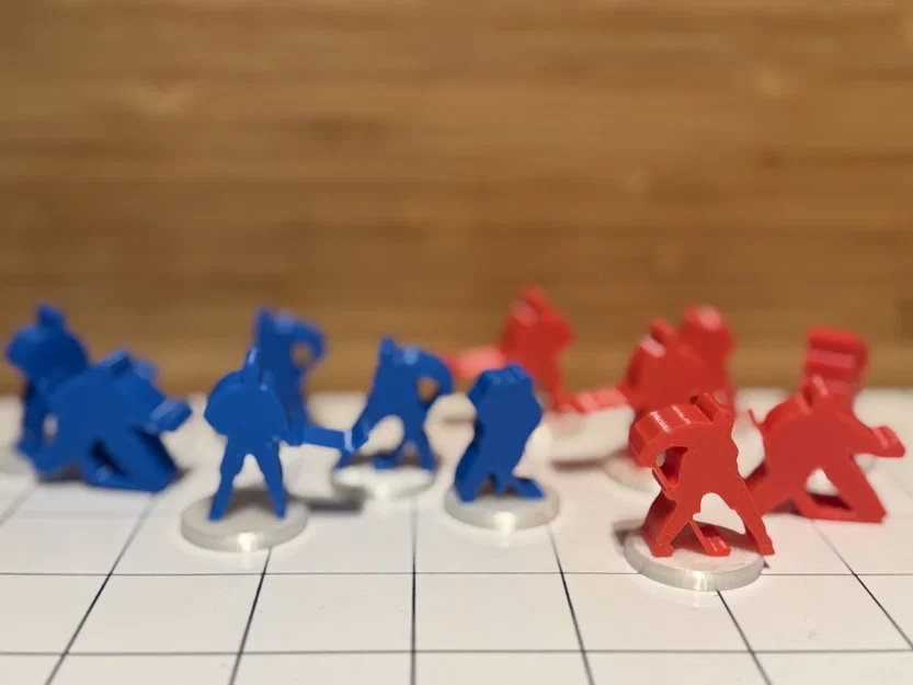 Meeple Cầu Thủ Hockey (Hockey Player Meeples) - Image 2