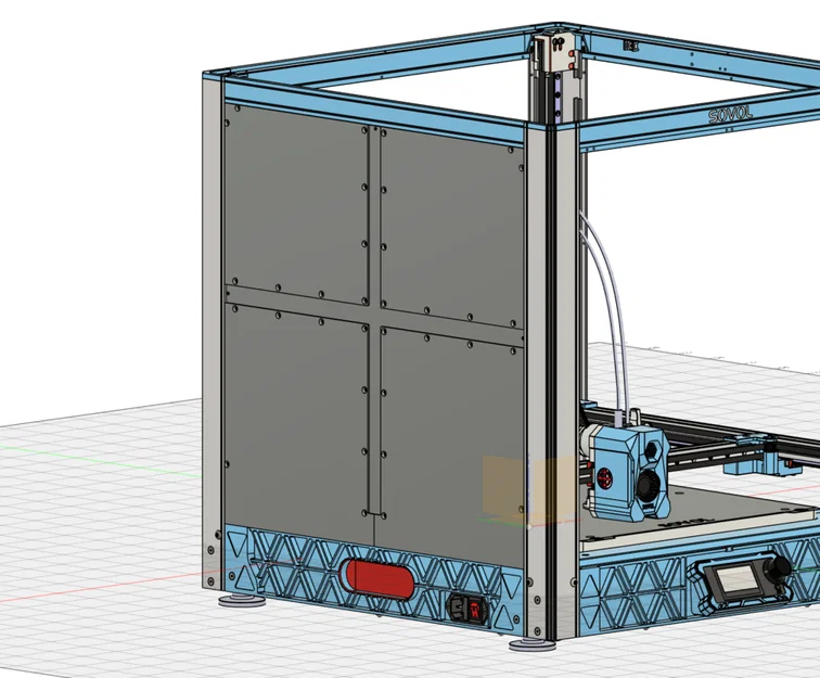 Panel enclosure in 3D cho SV08 (kèm spool holder) - Image 1
