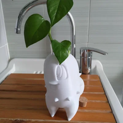 Chậu Chikorita (Chikorita Pot)