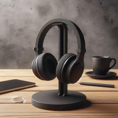 Giá treo tai nghe (Headphones Holder) đơn giản cho góc làm việc