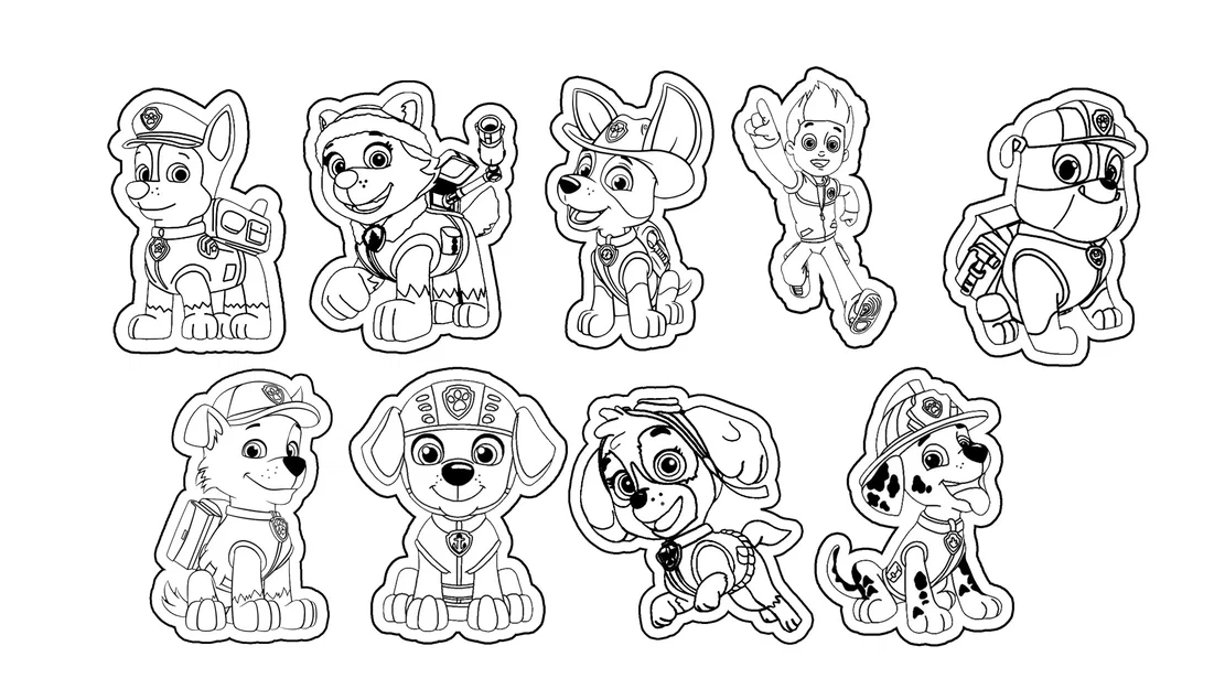 Bộ khuôn cắt bánh quy hình Paw Patrol (Đội cứu hộ cún con) cho bé - Image 1