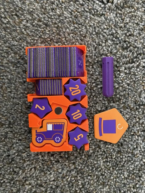 Scout Card Game Insert Remix – Khay organizer remix có tool nam châm - Image 1