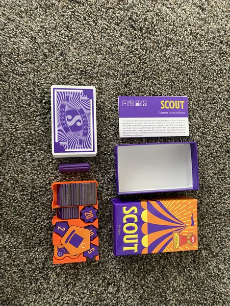 Scout Card Game Insert Remix – Khay organizer remix có tool nam châm - Image 2