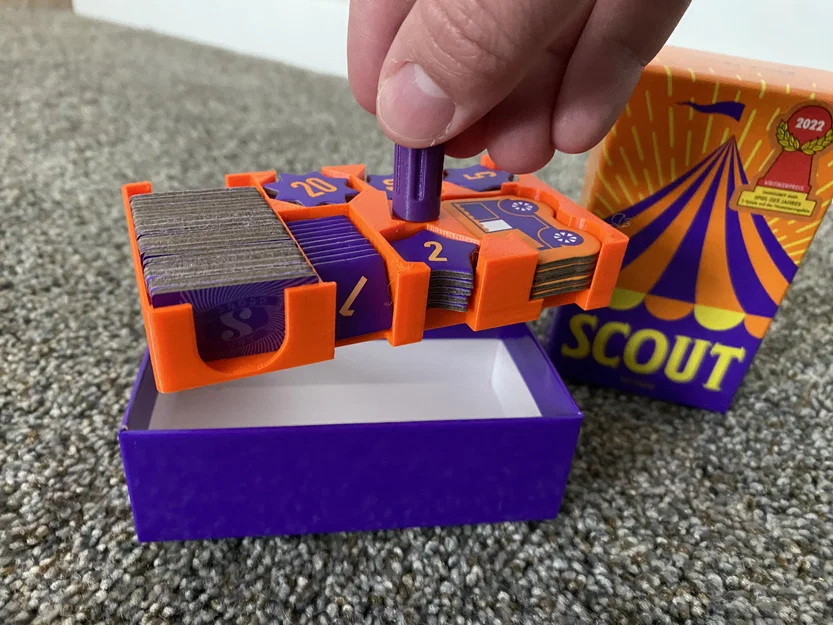 Scout Card Game Insert Remix – Khay organizer remix có tool nam châm - Image 3