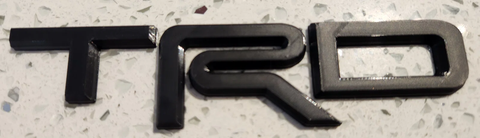 Logo Toyota TRD 3D - File in 3D trang trí cho Tacoma, 4Runner - Image 1