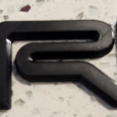 Logo Toyota TRD 3D - File in 3D trang trí cho Tacoma, 4Runner