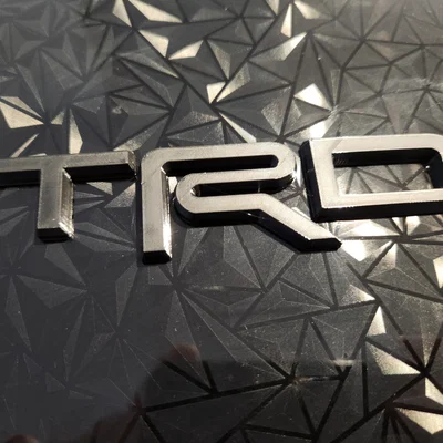 Logo Toyota TRD 3D - File in 3D trang trí cho Tacoma, 4Runner