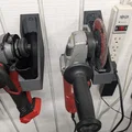 Giá Treo Tường Angle Grinder Ngang (Sideways Angle Grinder Wall Mount Bracket) - Thumbnail 1