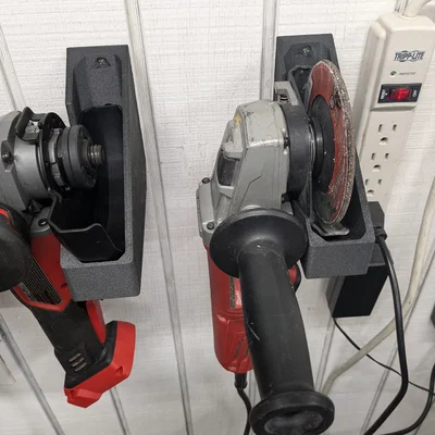 Giá Treo Tường Angle Grinder Ngang (Sideways Angle Grinder Wall Mount Bracket)