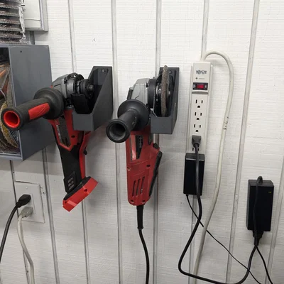 Giá Treo Tường Angle Grinder Ngang (Sideways Angle Grinder Wall Mount Bracket)