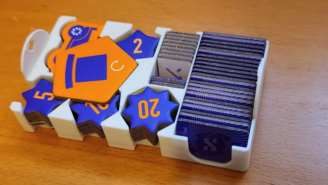 Insert cho boardgame Scout - remix nhỏ (bỏ vách ngăn token số 1) - Image 1