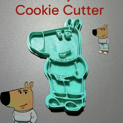 Khuôn cắt bánh quy hình Chill Guy độc đáo cho fan meme